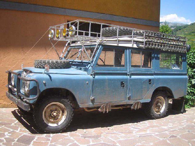 1965 Blue Land Rover Defender SUV