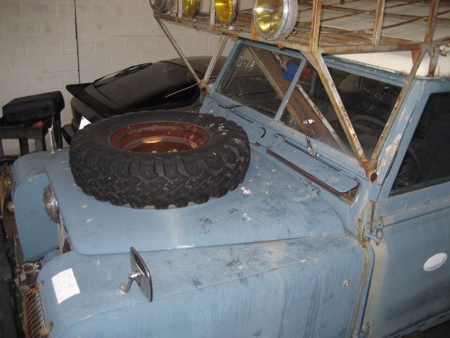 1965 Blue Land Rover Defender SUV