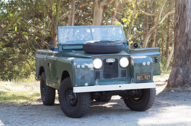 1965 Green Land Rover Defender Convertible
