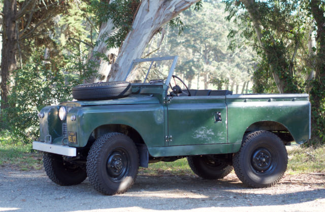 1965 Green Land Rover Defender Convertible