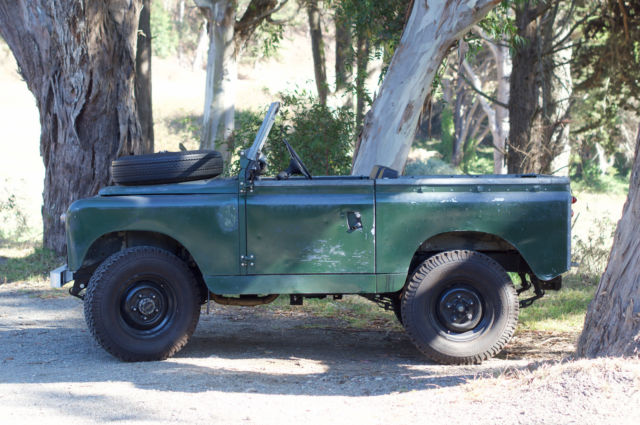 1965 Green Land Rover Defender Convertible