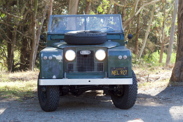 1965 Green Land Rover Defender Convertible