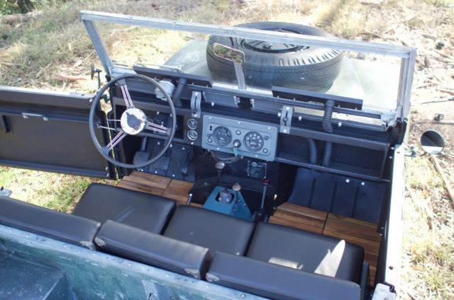 1965 Green Land Rover Defender Convertible