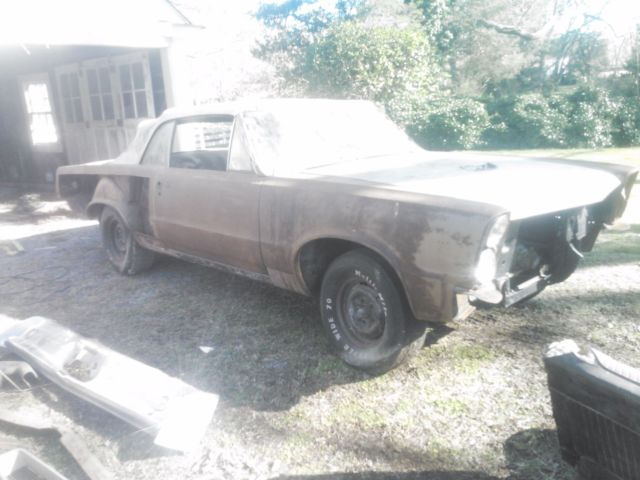 1965 Black Pontiac GTO Convertible