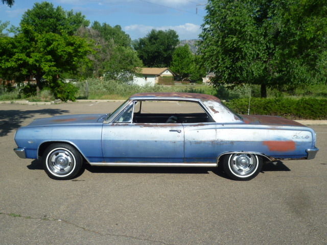 1965 Blue Chevrolet Malibu Coupe