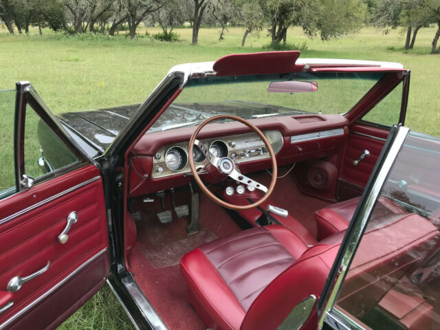 1965 Black Chevrolet Malibu Convertible