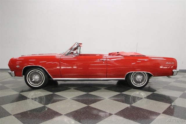 1965 Red Chevrolet Malibu