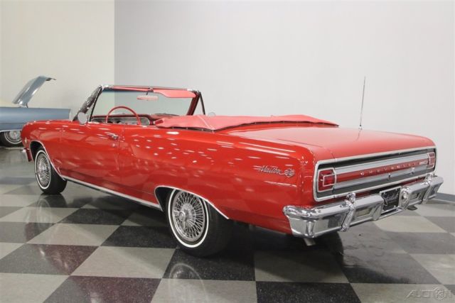 1965 Red Chevrolet Malibu