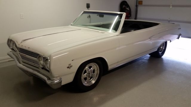 1965 WHITE Chevrolet Malibu Convertible