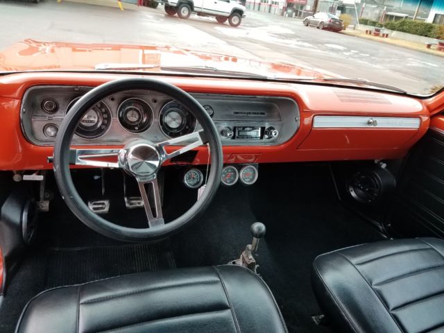 1965 Orange/ Gray Chevrolet Chevelle Coupe