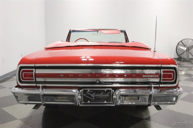 1965 Red Chevrolet Malibu
