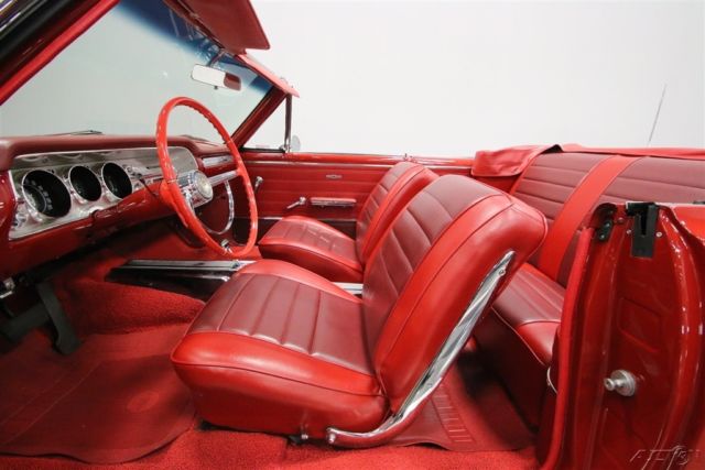 1965 Red Chevrolet Malibu