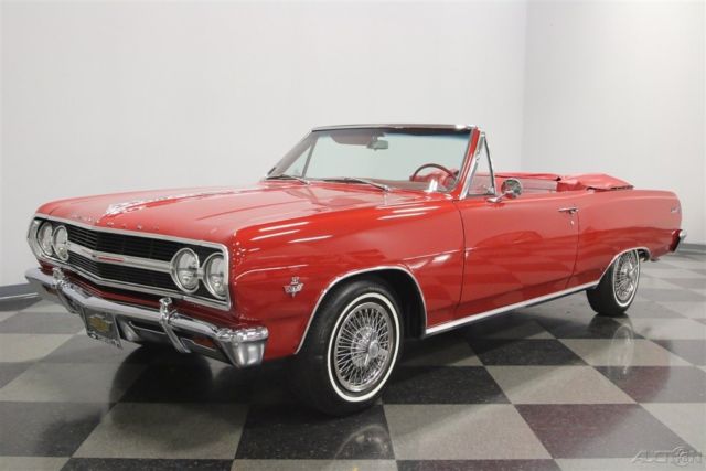 1965 Red Chevrolet Malibu