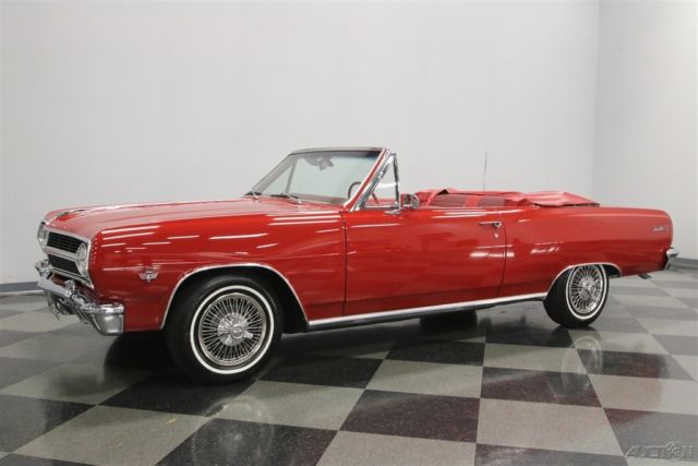 1965 Red Chevrolet Malibu