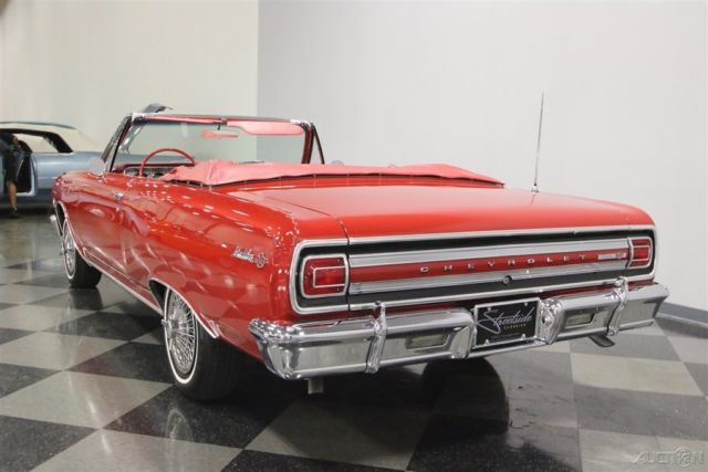 1965 Red Chevrolet Malibu