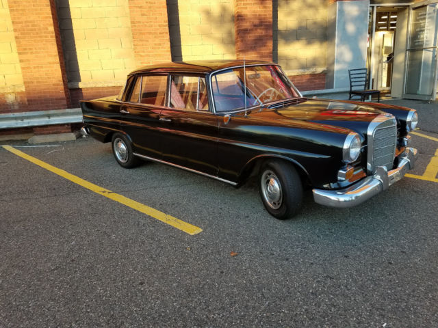 1965 Black Mercedes-Benz 190-Series Sedan