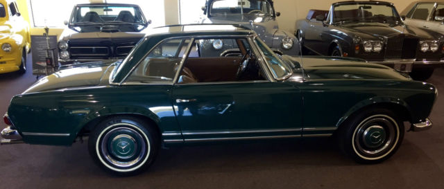 1965 Green Mercedes-Benz SL-Class Convertible