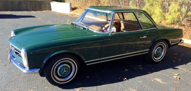 1965 Green Mercedes-Benz SL-Class Convertible