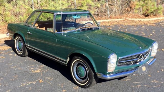 1965 Green Mercedes-Benz SL-Class Convertible