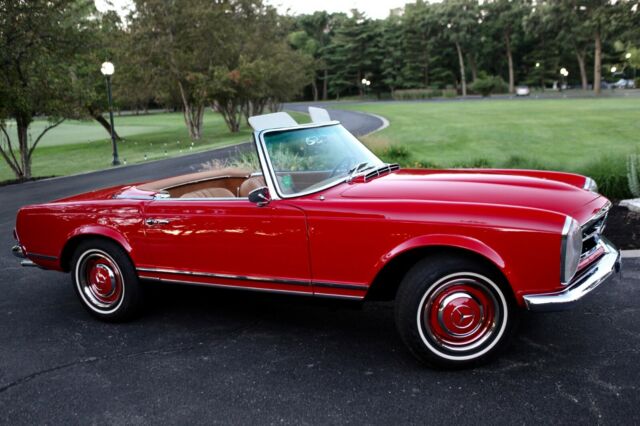 1965 Red Mercedes-Benz SL-Class Coupe