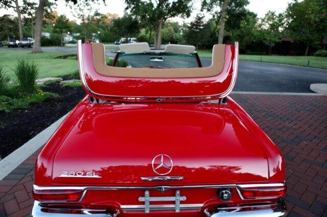 1965 Red Mercedes-Benz SL-Class Coupe