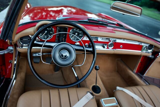 1965 Red Mercedes-Benz SL-Class Coupe