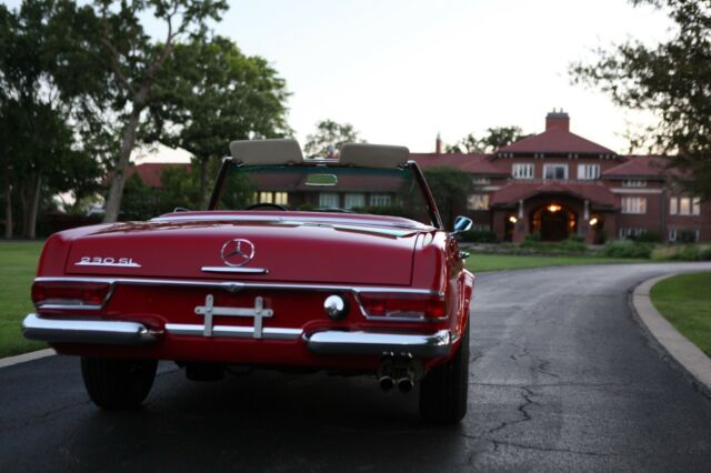 1965 Red Mercedes-Benz SL-Class Coupe