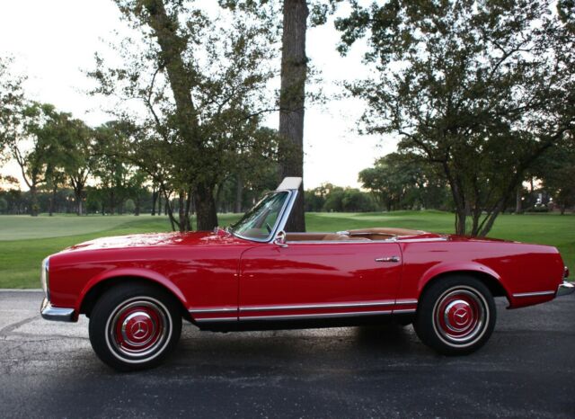 1965 Red Mercedes-Benz SL-Class Coupe