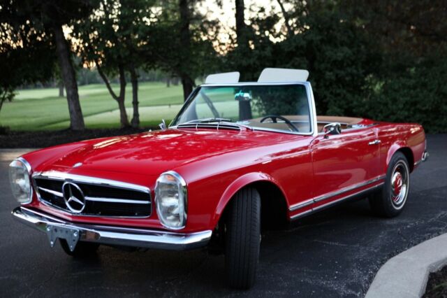 1965 Red Mercedes-Benz SL-Class Coupe