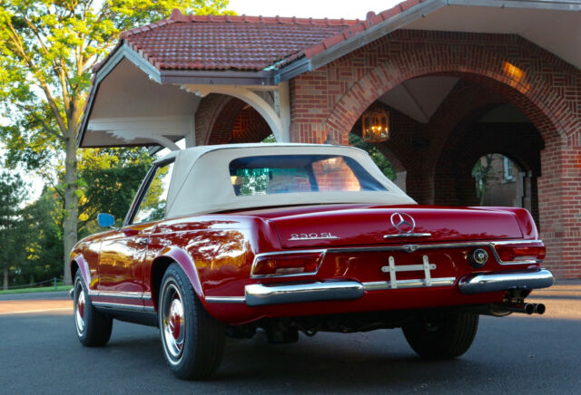 1965 Red Mercedes-Benz SL-Class Coupe