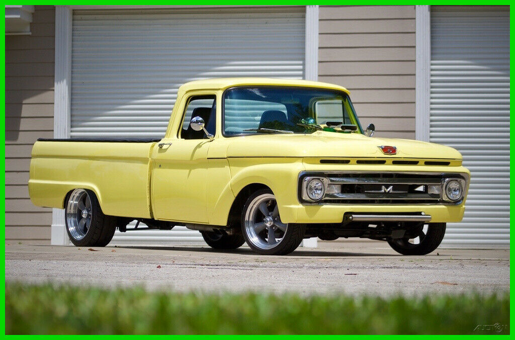 1965 Yellow Ford F-100 Pickup Truck