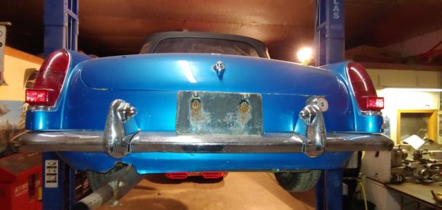 1965 Blue MG MGB Convertible