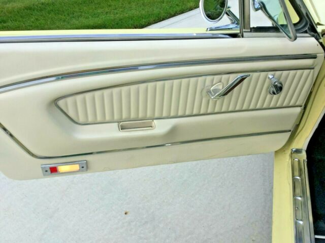 1965 Yellow Ford Mustang 2 door