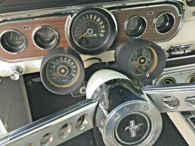 1965 Yellow Ford Mustang 2 door