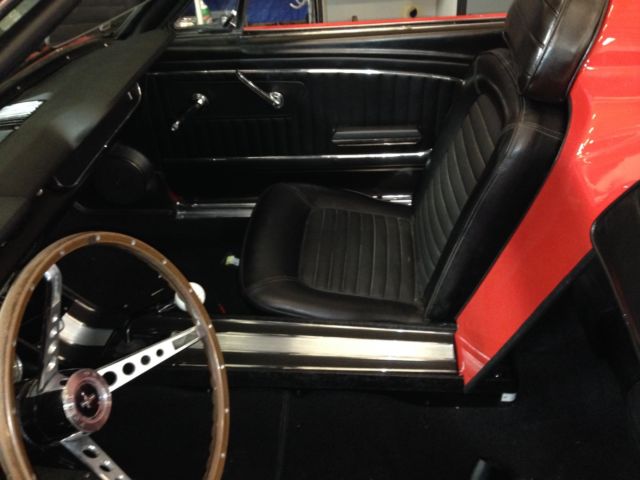 1965 Red Ford Mustang Convertible
