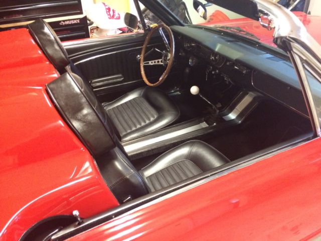 1965 Red Ford Mustang Convertible