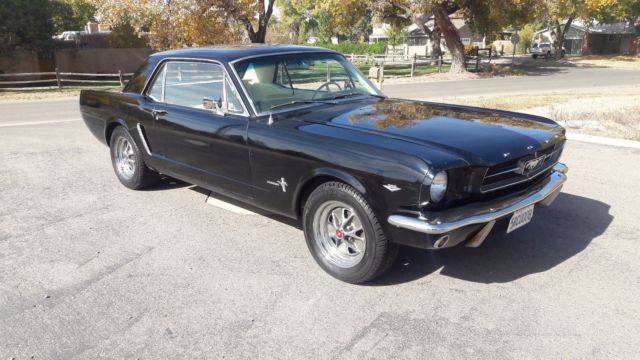 1965 Black Ford Mustang Coupe