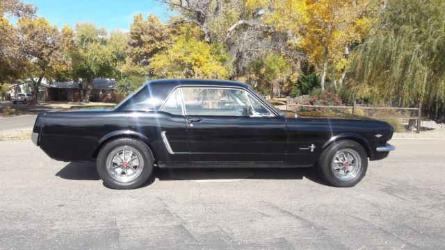 1965 Black Ford Mustang Coupe
