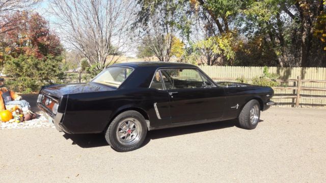 1965 Black Ford Mustang Coupe