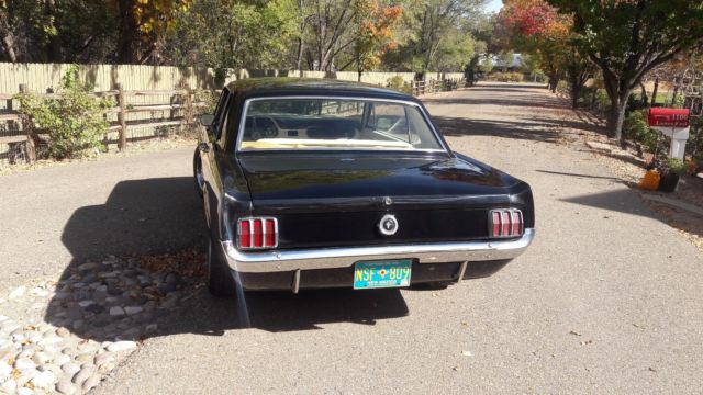 1965 Black Ford Mustang Coupe