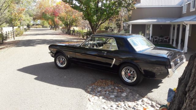 1965 Black Ford Mustang Coupe