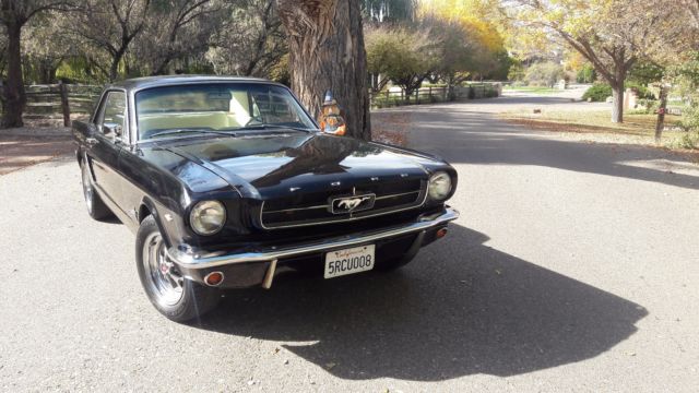 1965 Black Ford Mustang Coupe