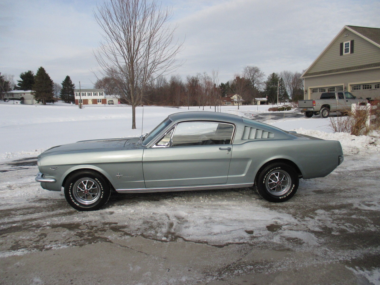 1965 Green Ford Mustang Fastback