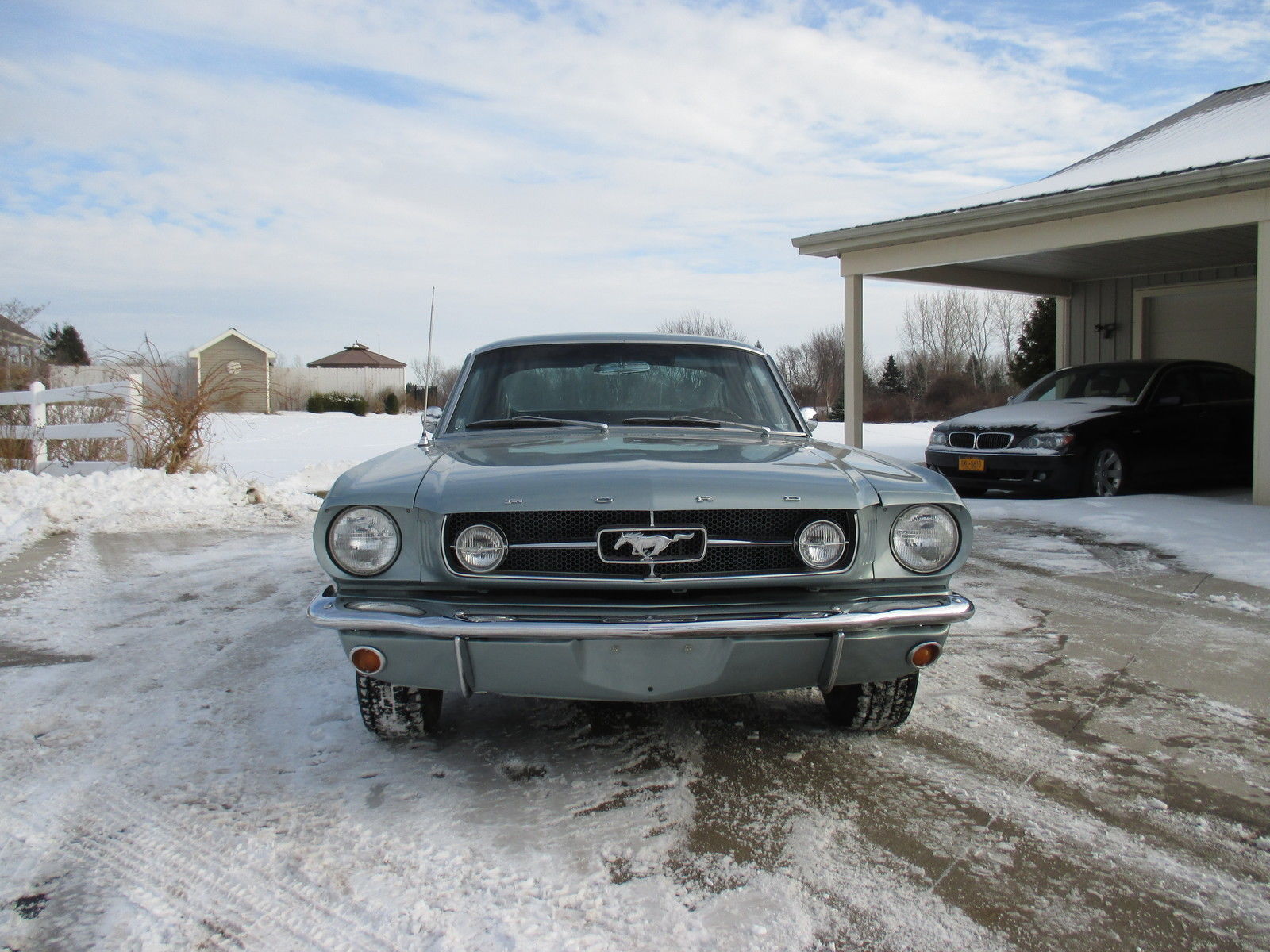 1965 Green Ford Mustang Fastback