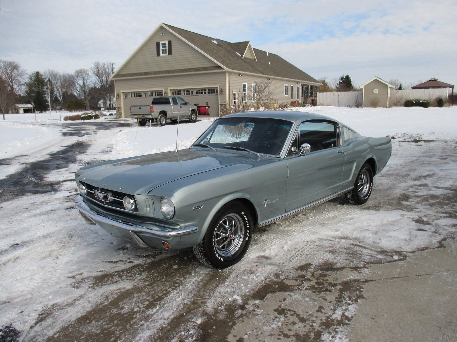 1965 Green Ford Mustang Fastback