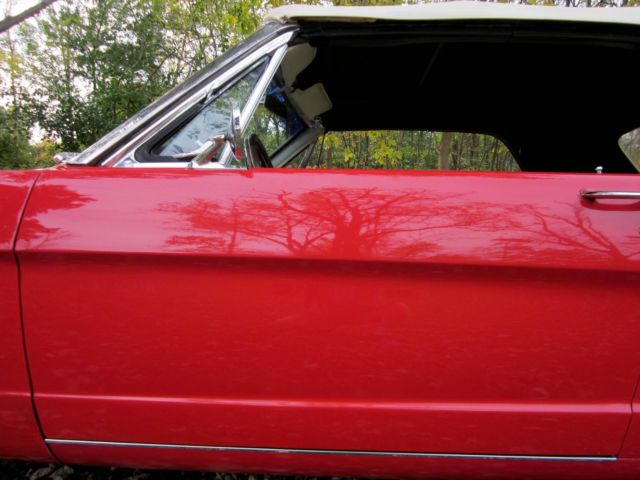 1965 Red Ford Mustang Convertible