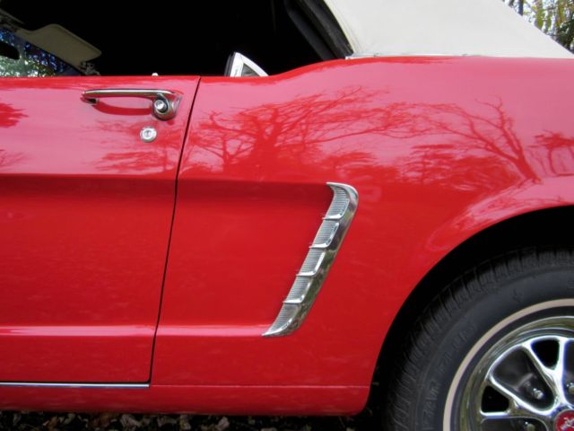1965 Red Ford Mustang Convertible