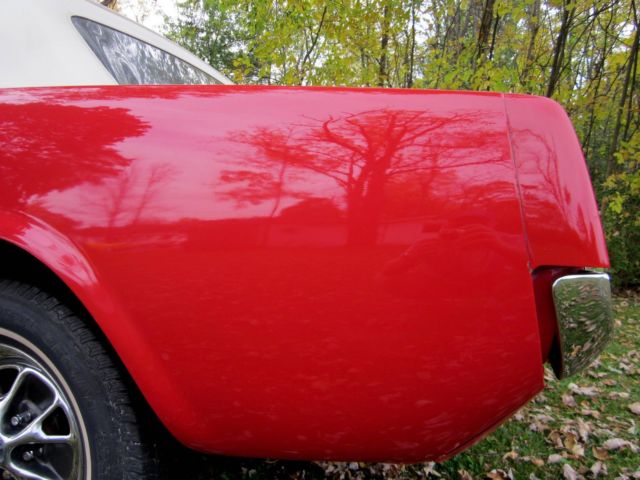 1965 Red Ford Mustang Convertible