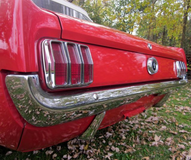 1965 Red Ford Mustang Convertible