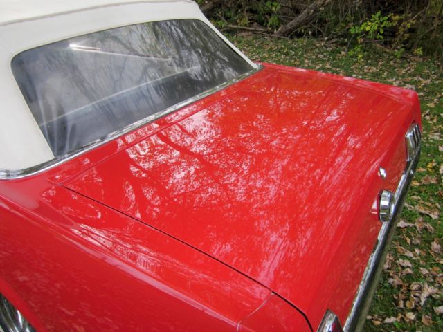 1965 Red Ford Mustang Convertible